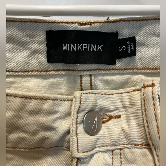 MINKPINK Distressed Denim Skirt - Picture 2 of 3